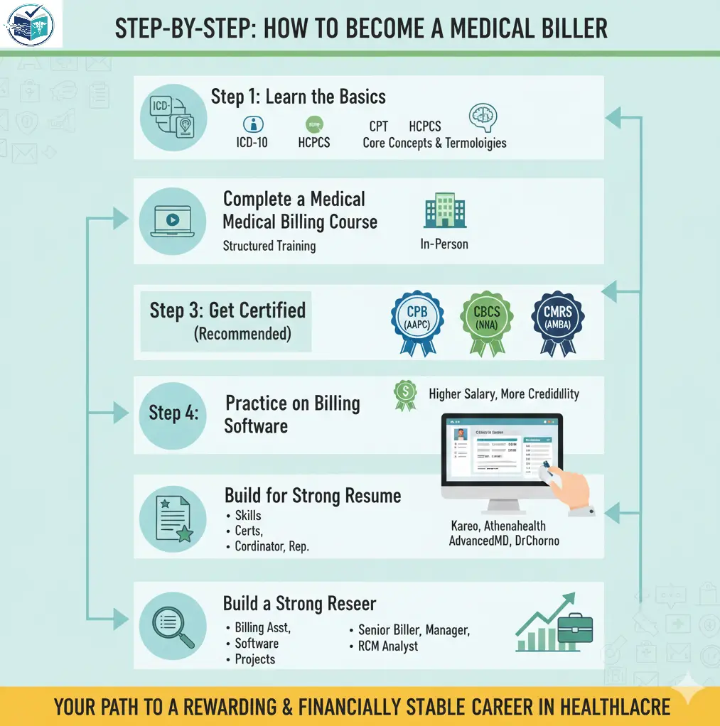 Step-by-Step How to Become a Medical Biller